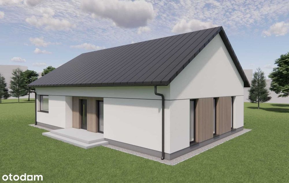 Dom Szkieletowy | 101,7 M² | Nowe Budownictwo | 4 Pokoje | Ogród |