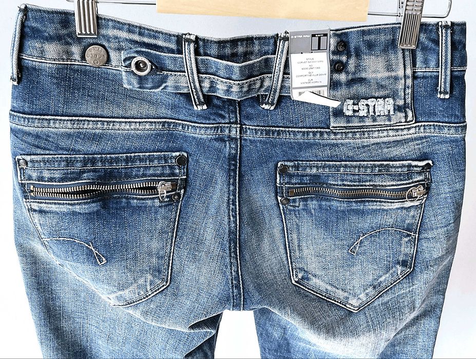Spodnie jeansowe G-Star RAW męskie 28/32 niebieskie
