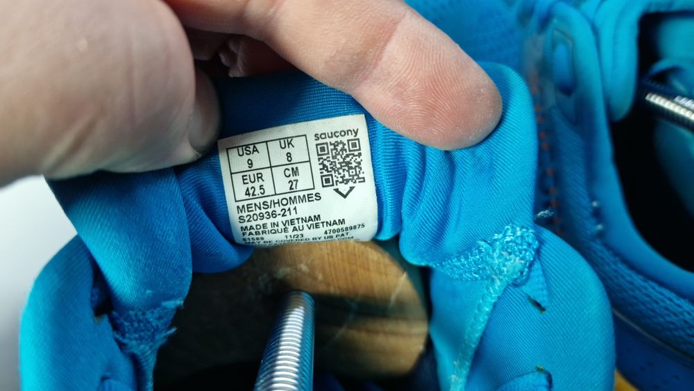 Saucony Guide 17 синього кольору.  Розмір 42.5