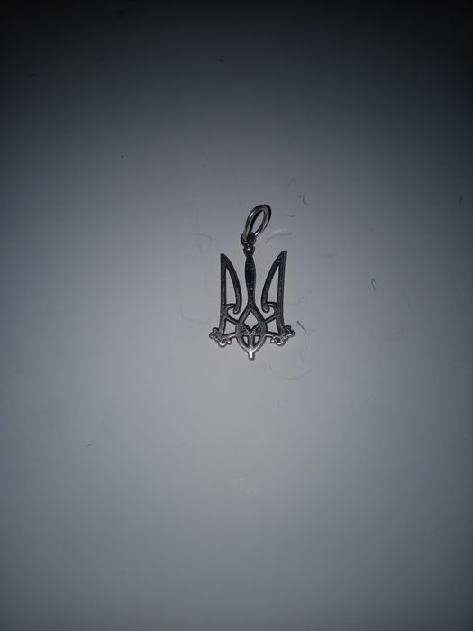 Кулон трезубец серебро