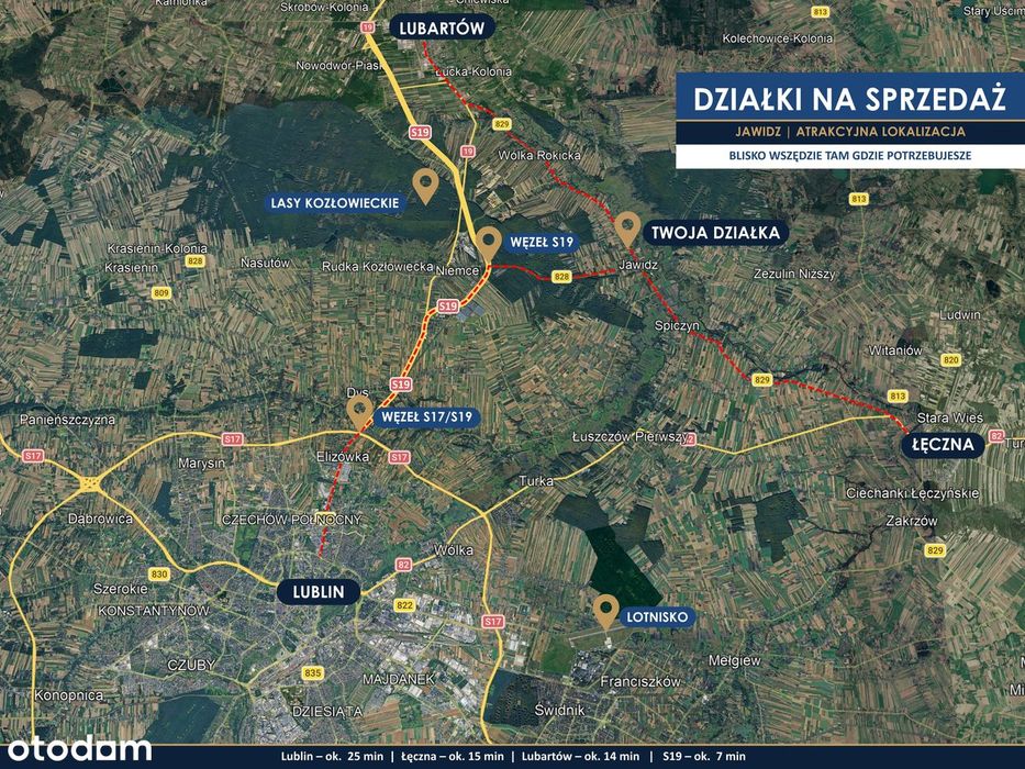 Cztery atrakcyjne działki budowlane – Jawidz | Idealne miejsce na dom - Widok 5