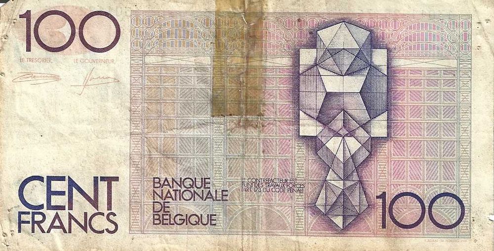 Notas antigas - Bélgica