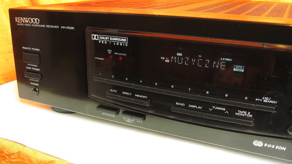 SOLIDNY Receiver Kenwood KR-V5090 z radiem i rds 50W