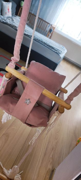 Huśtawka króliczek różowa