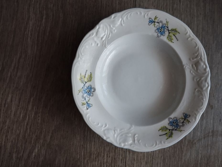 Talerze porcelana Wałbrzych