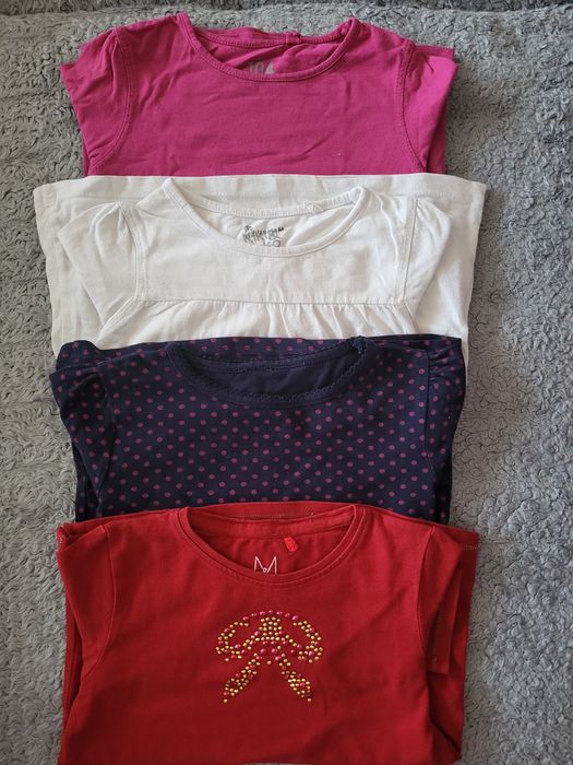 Bluzki z długim rękawem dla dziewczynki roz. 98