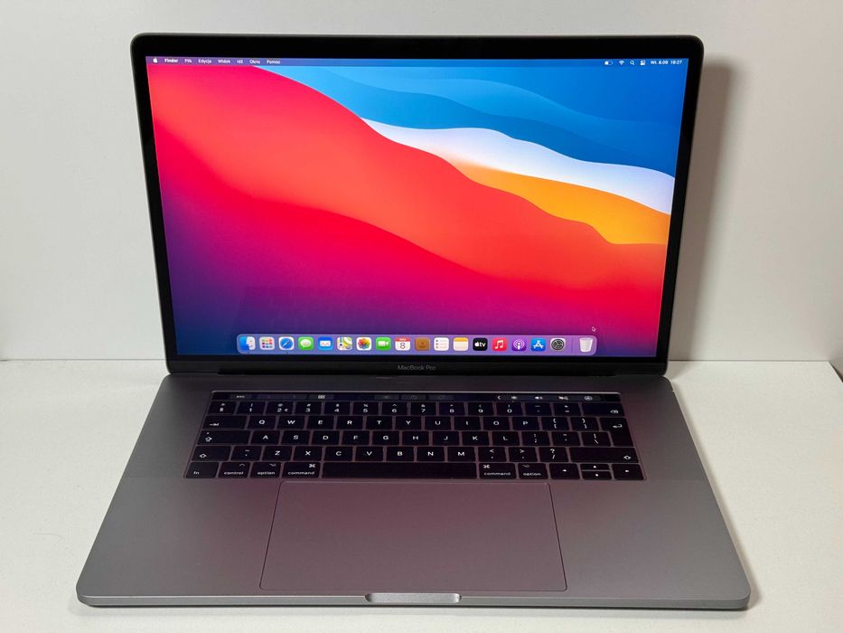 Apple MacBook Pro 15 2017 TouchBar - i7 16GB / 512GB - 91% Kondycji Baterii - Gwarancja - Stan BDB -