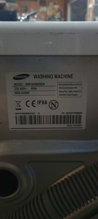 Pralka Samsung 10kg, LED, 5 cali wyświetlacz autodozowanie, inwerter