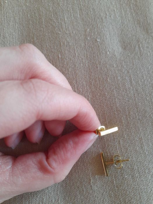 Brincos novos em aço inoxidável