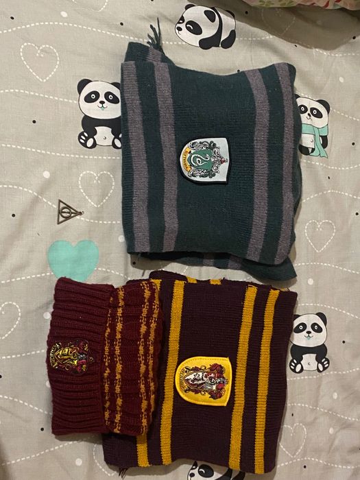 Шарф Гаррі Поттер harry potter грифіндор слизерин оригінальний мерч