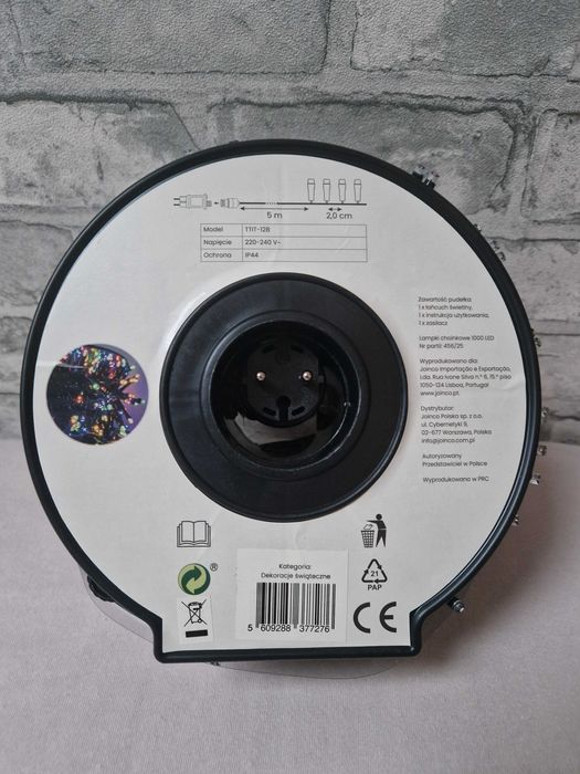 Lampki choinkowe wewnętrzne/zewnętrzne 1000 szt. z certyfikatem DEKRA