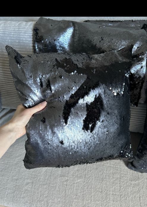 Zestaw poszewek z odracalnymi cekinami 45/45