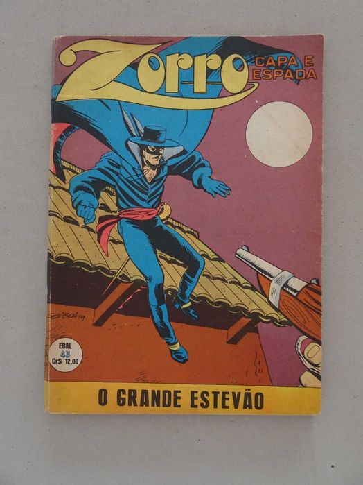 Livro EBAL - Zorro extra capa e espada nº 43