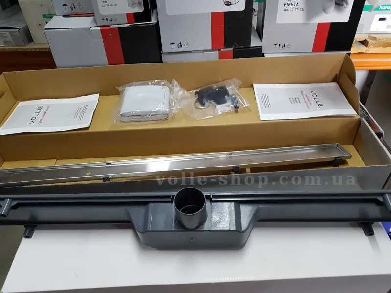 90-22-701 Volle Лінійний трап Душовий лоток 70см з решіткою під плитку