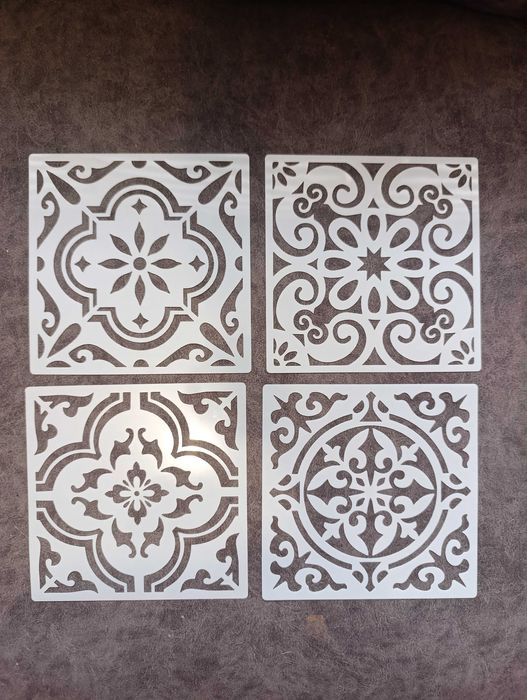 Szablony kafle do prac plastycznych