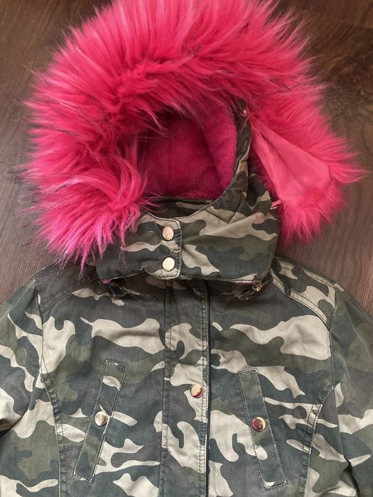 Kurtka zimowa parka moro 146-152