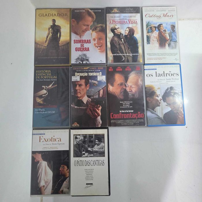 Lote Vhs 7 - Ver lista Abaixo - PROMOÇÂO 1 €