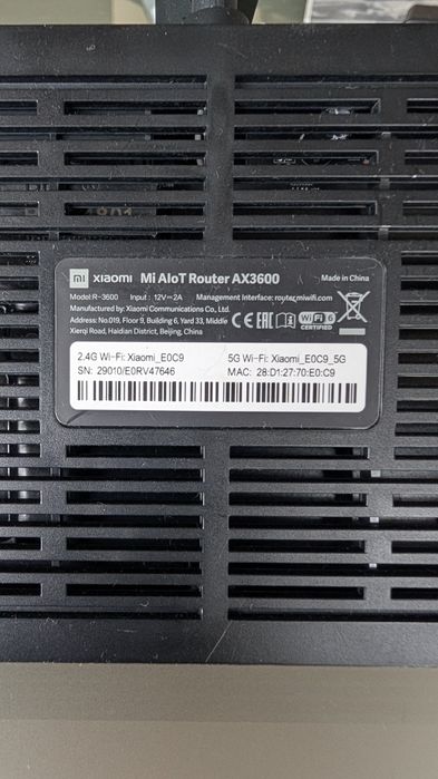 Router Xiaomi AX3600