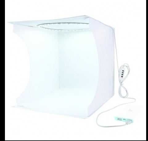 Mini Estúdio Fotográfico LED Dobrável – Como Novo