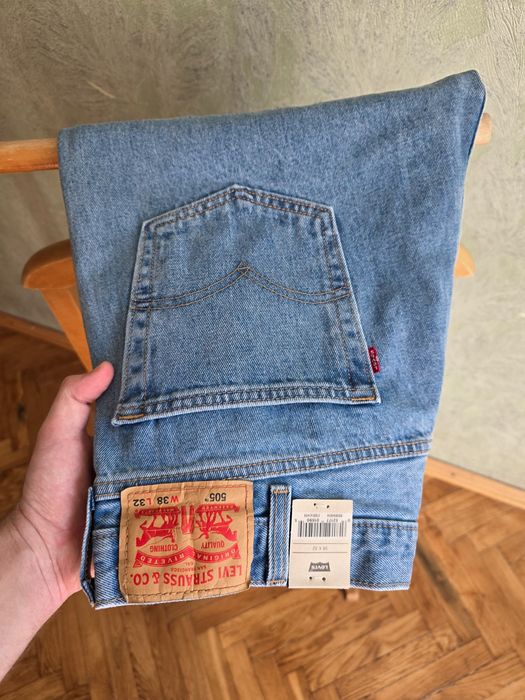 W38 L32 Levis 505 Regular оригінальні джинси джинсы левайс вранглер