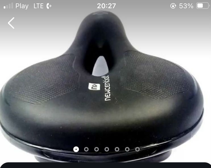 Nowe Siodełko Rowerowe NEWCENTIAL Trekingowe Wygodne Wentylacja