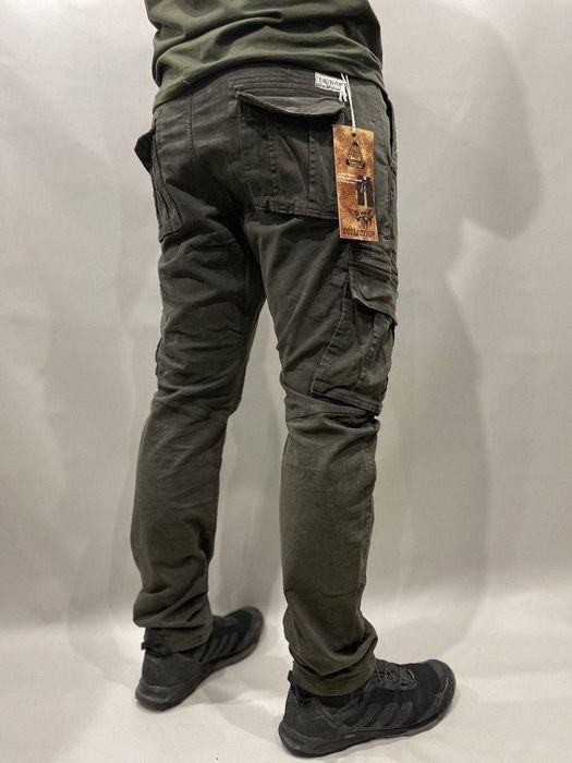 Штани чоловічі Loshan карго олива, чорні, сірі, койот.