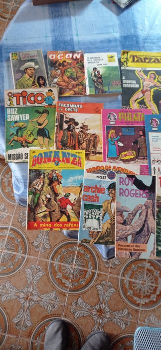 livros antigos de banda desenhada