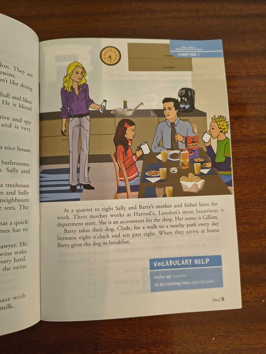 The Nothing Hill Spy Busters, mini livro de atividades inglês, compreensão escrita