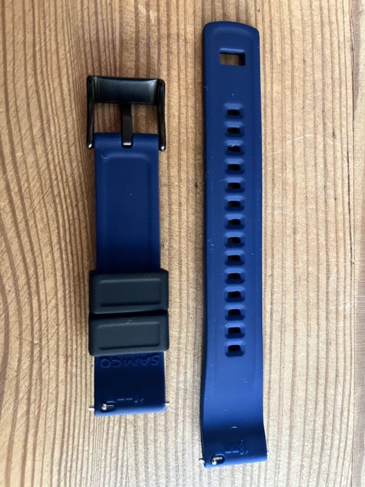 Ремінець годинника 18мм преміум якості силікон телескопи