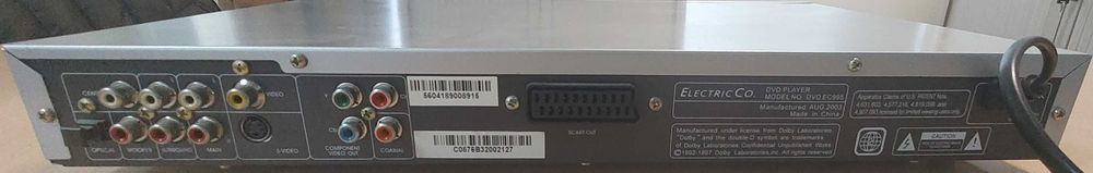 Leitor de DVD Electric CO