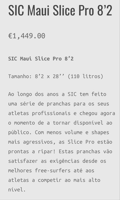 Sup - SIC Maui Slice Pro 8'2