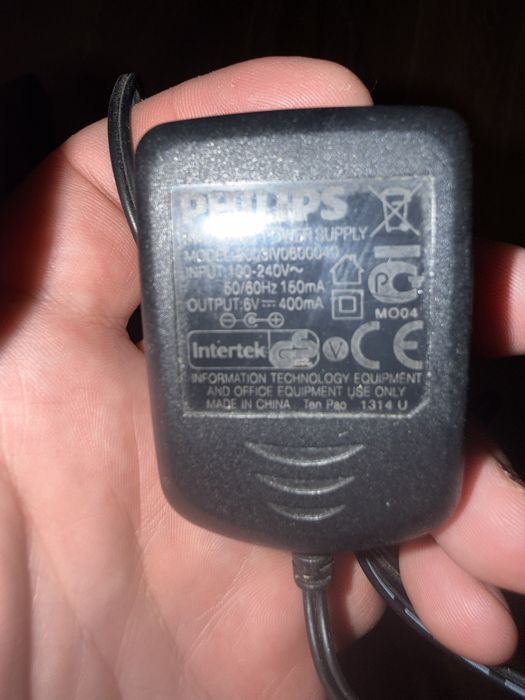 Блок живлення Philips 6V 400mA