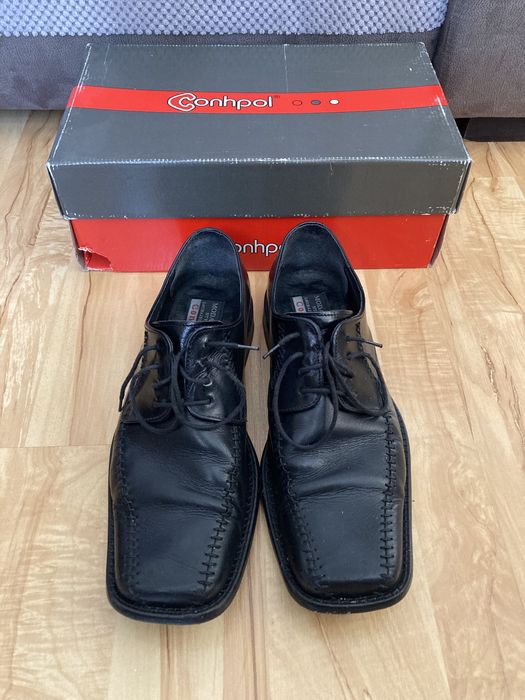 Buty skórzane elegnackie