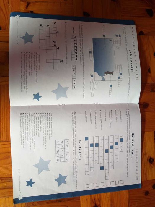 Passatempos História e Geografia 5º ano