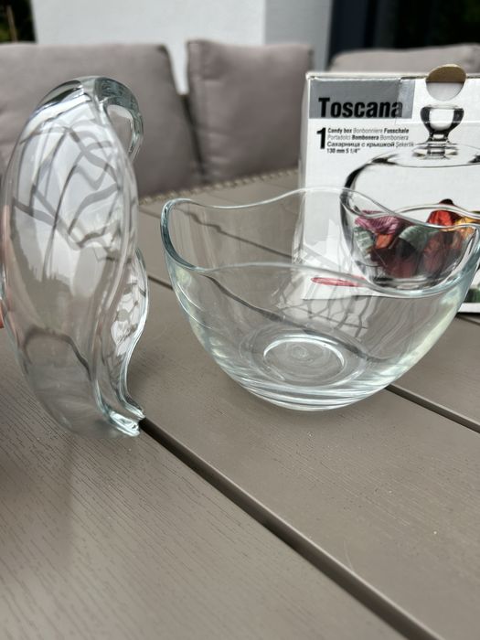 Bombonierka szklana Toscana nowa