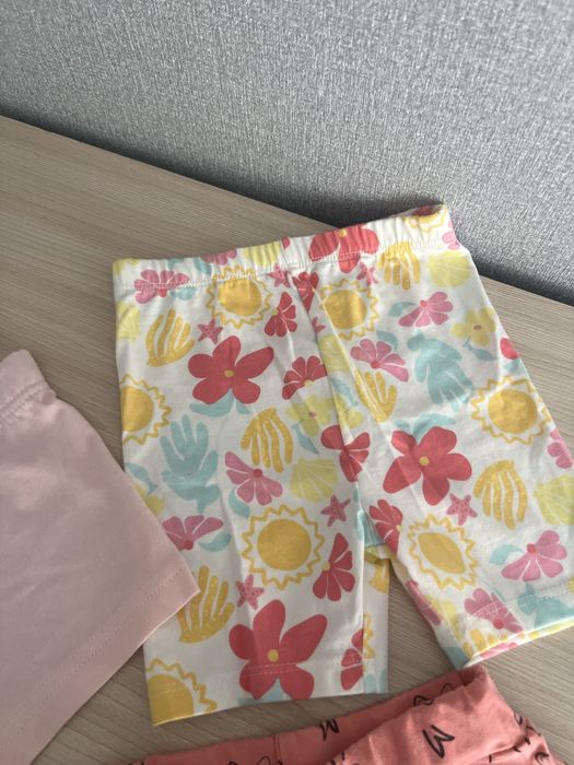 Шорти та велосипедеи Primark для дівчинки,розмір 92(18-24м)