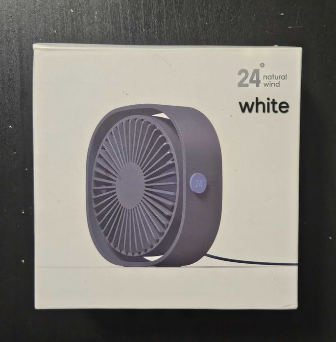 Ventoinha USB para secretária nova