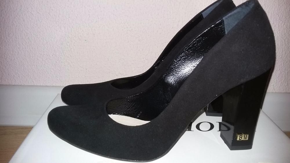 Замшевые туфли Bravo Moda, чёрные, р.37