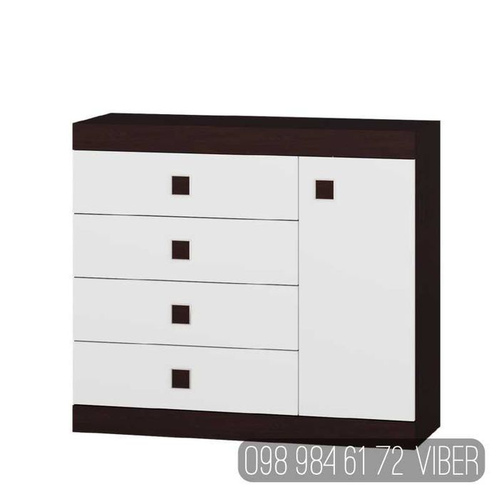 АКЦИЯ! Комод 1д4ш. Комоды в гостиную. Комоды в спальню. Комод. Мебель
