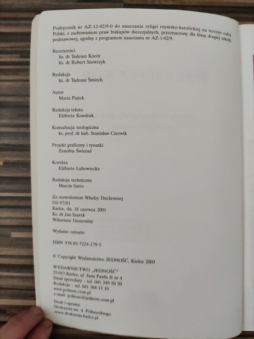 Książki religijne kl 2