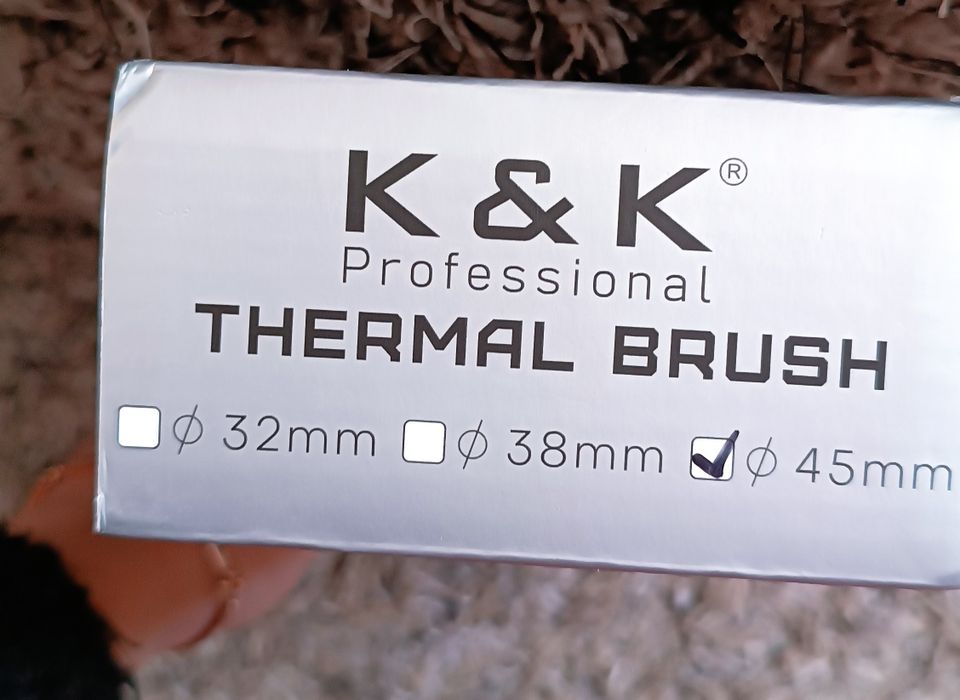 Професійна термощітка K&K Thermal Brush.Рожева,салонна укладка.