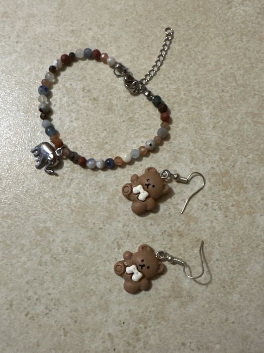 Bransoletka i kolczyki