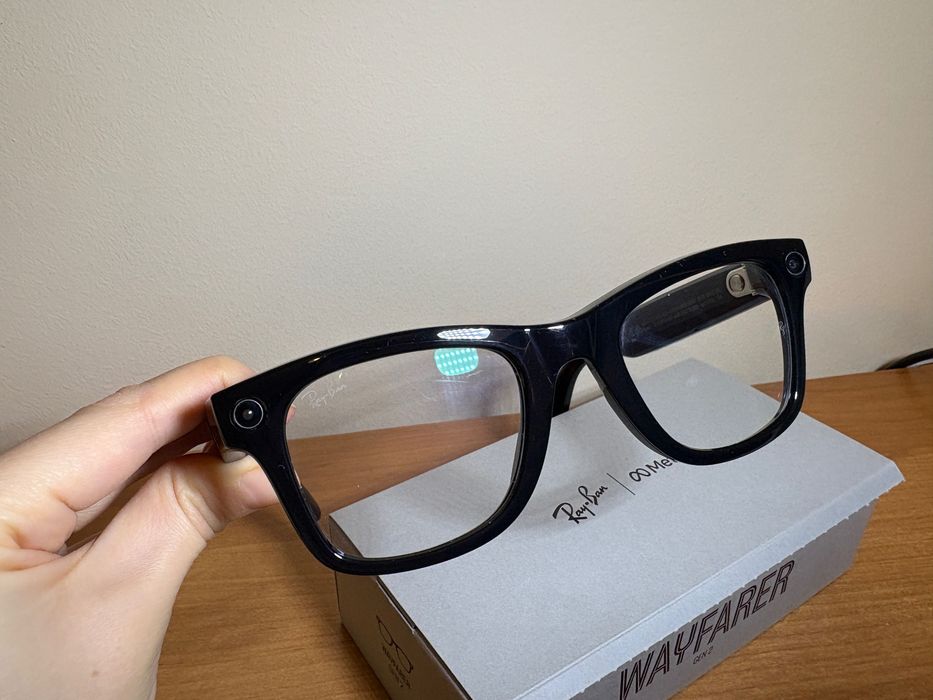 Gen 2 Ray-Ban Meta RW4012 Wayfarer fotochromowe zielone