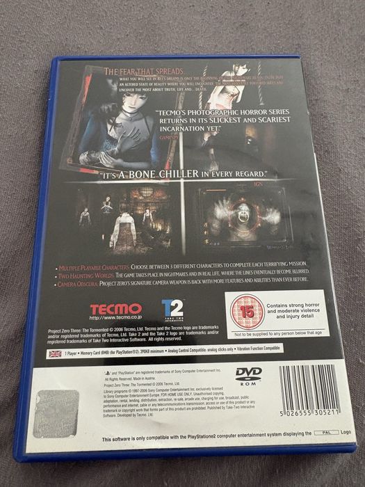 Project zero 3 The Tormented ps2