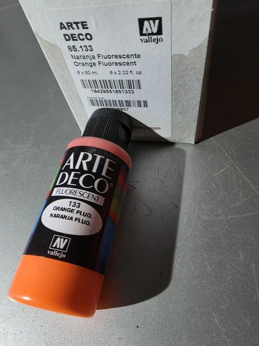 Tintas Vallejo Arte Deco Fluorescent