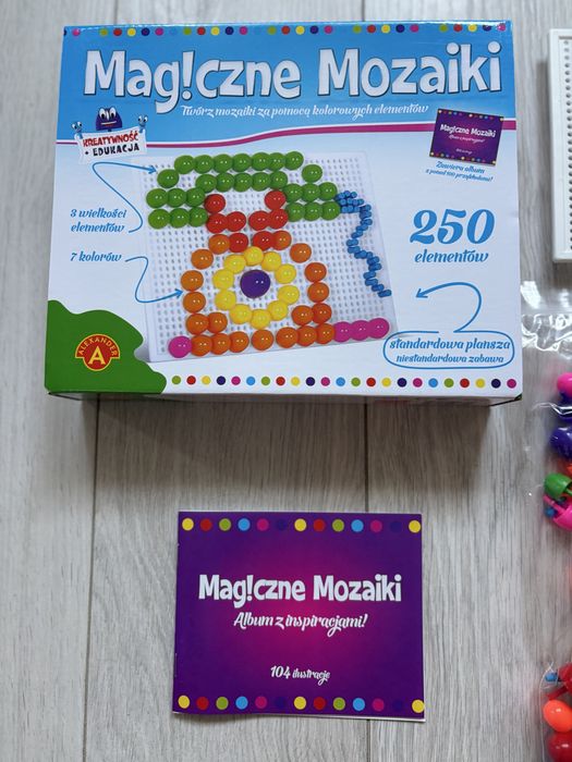 Magiczne Mozaiki Klocki 250 Elementów