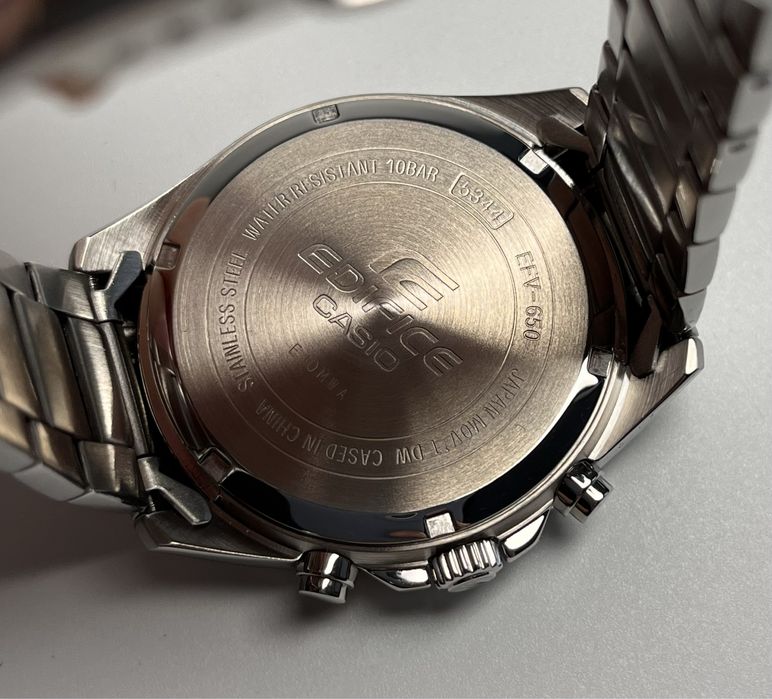 Casio efv-650d-3av, годинник класичний касіо, casio edifice
