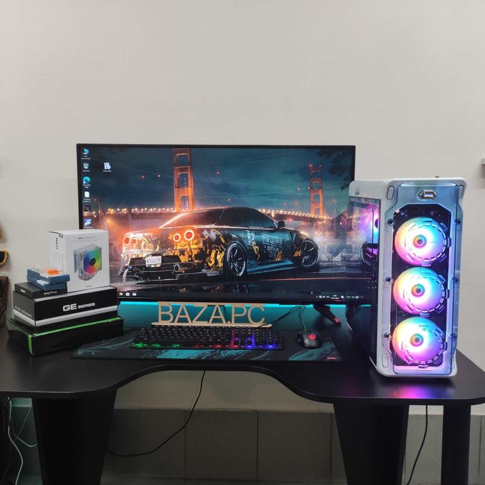 Компютер Новый Ryzen 5 5500, 16GB DDR4, XFX 6700XT 12GB, SSD512GB NVMe