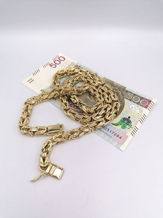 Złoty Łańcuszek Królewski 220g Nataliebizu.