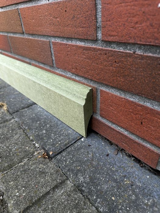 LISTWY PRZYPODŁOGOWE mdf zielony wilgocioodporny